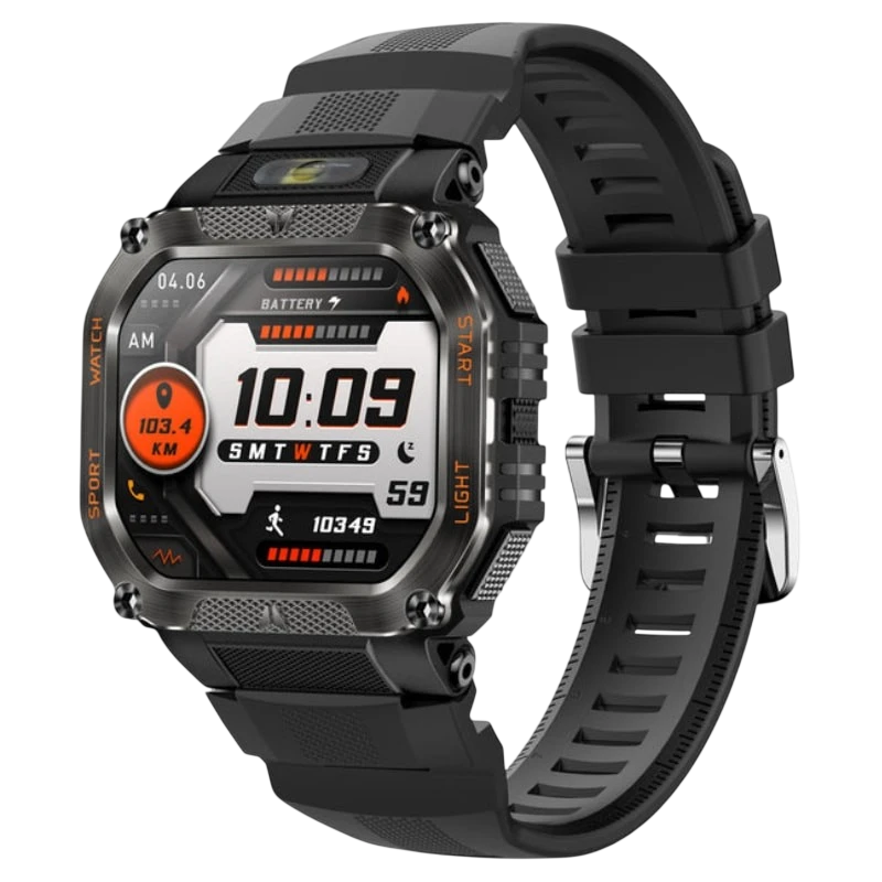 COLMI P85 Negro 1,75 pulgadas IPS GPS 7 días +100 deportes 3ATM Smartwatch