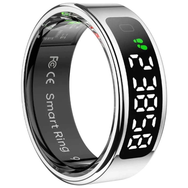 COLMI R12 Talla 7 Plata Bluetooth Anillo inteligente
