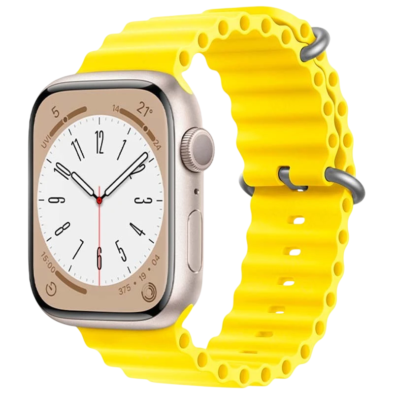 Correa Apple Watch 42/44/45/49mm Wave Amarillo