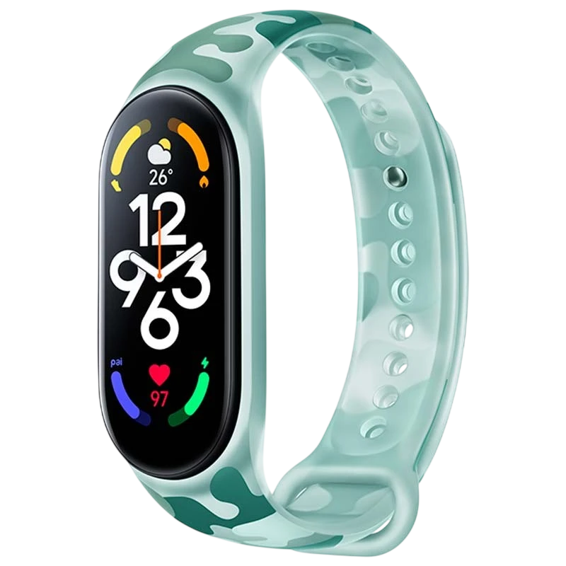 Correa Camuflaje Original para Xiaomi Smart Band 7 Verde