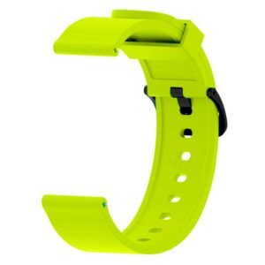Correa Universal Silicona Gum 20mm para Smartwatch Xiaomi/Amazfit/Samsung/Huawei/Realme/Ticwatch Verde