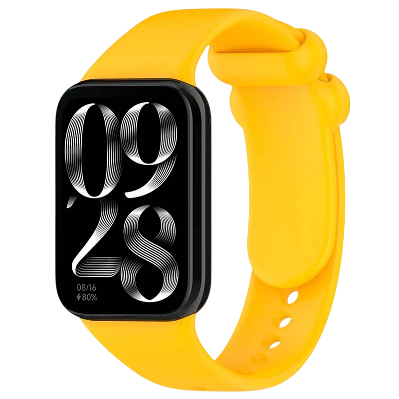 Correa Xiaomi Smart Band 10 Pro / 9 Pro / 8 Pro y Redmi Watch 6 / 6 Active / 6 Lite / 5 / 4 Silicona Amarillo