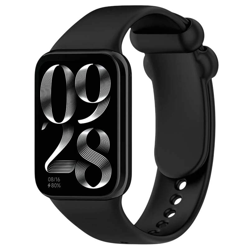 Correa Xiaomi Smart Band 10 Pro / 9 Pro / 8 Pro y Redmi Watch 6 / 6 Active / 6 Lite / 5 / 4 Silicona Negro