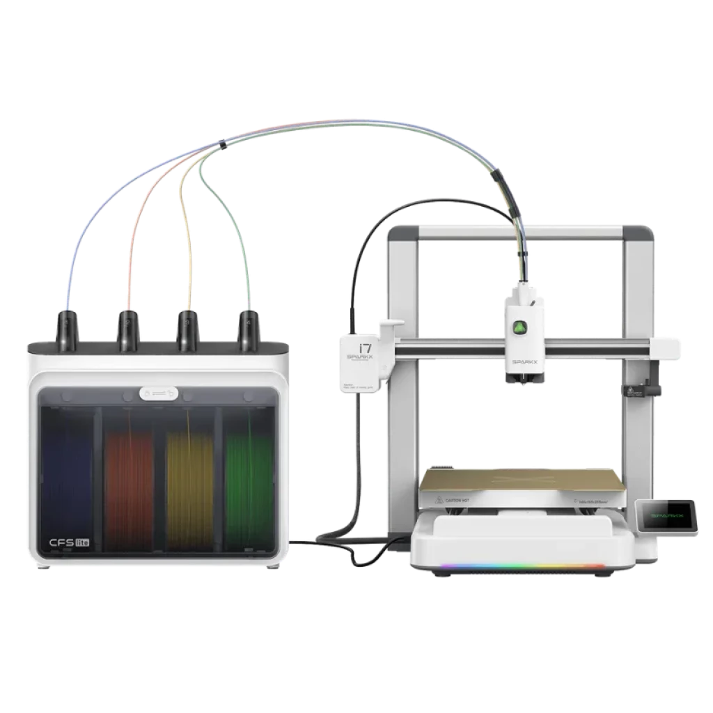 Creality SPARKX i7 Combo con 4 colores y cambio automático de filamento FDM 500mm/s extrusor directo cámara Impresora 3D