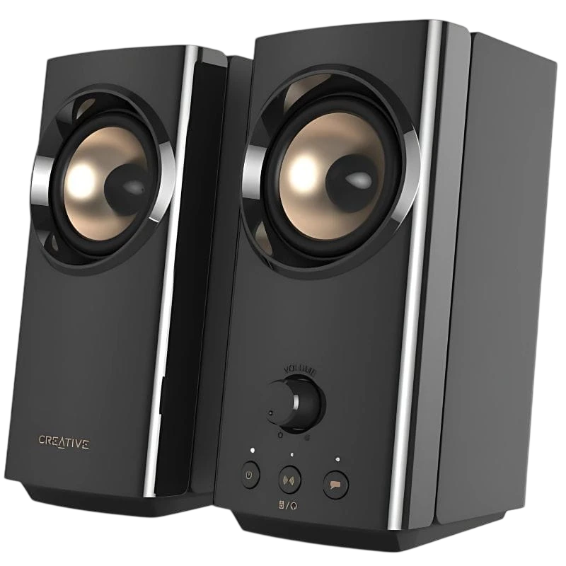Creative Labs T60 Negro 30W entrada AUX Bluetooth 5.0 Altavoces PC