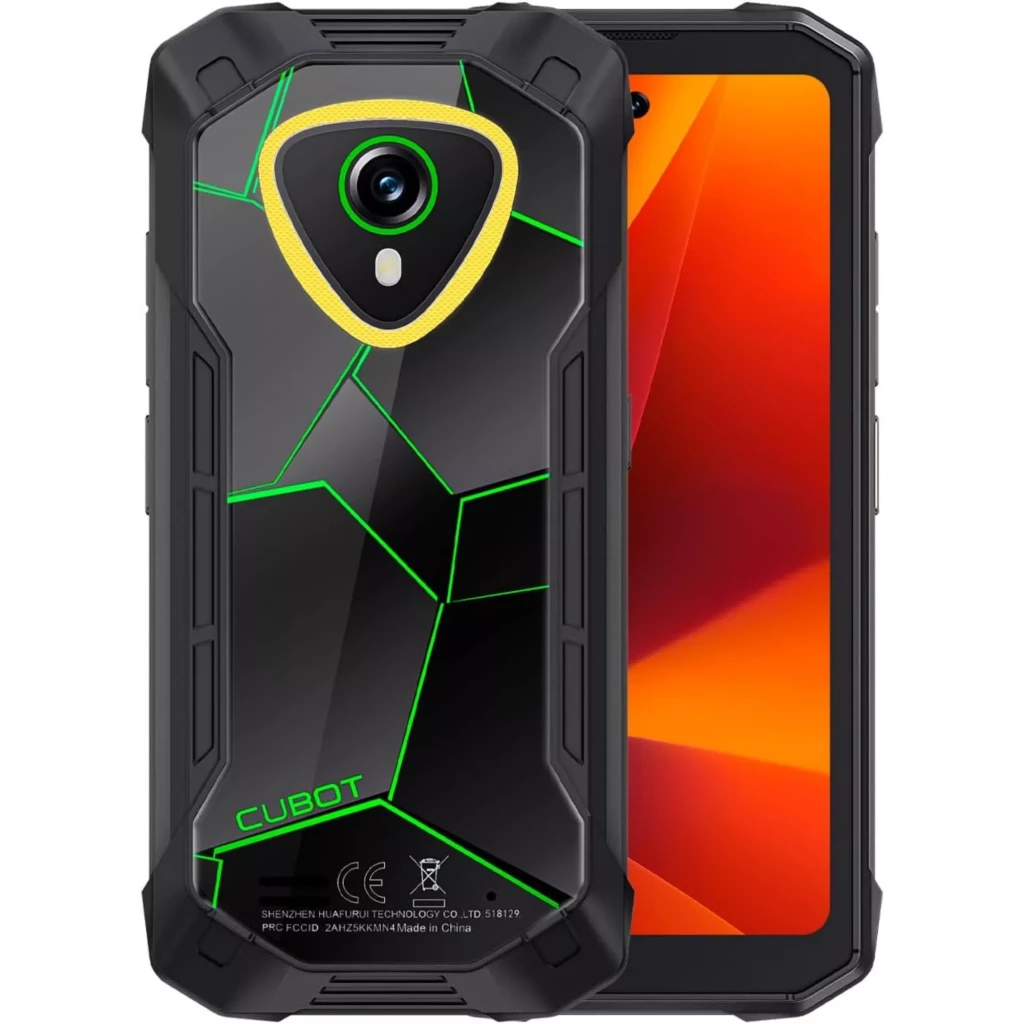 Cubot KingKong Mini 4 6GB/128GB Negro/Verde Rugged IP68/IP69K 4,7 pulgadas IPS 90Hz 48MP 4700mAh NFC