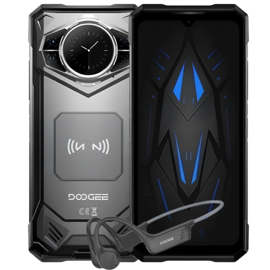 Doogee S200 VIP 5G 12GB/256GB Plata IP68 6,72 pulgadas AMOLED 120Hz 100MP 10100mAh 33W NFC