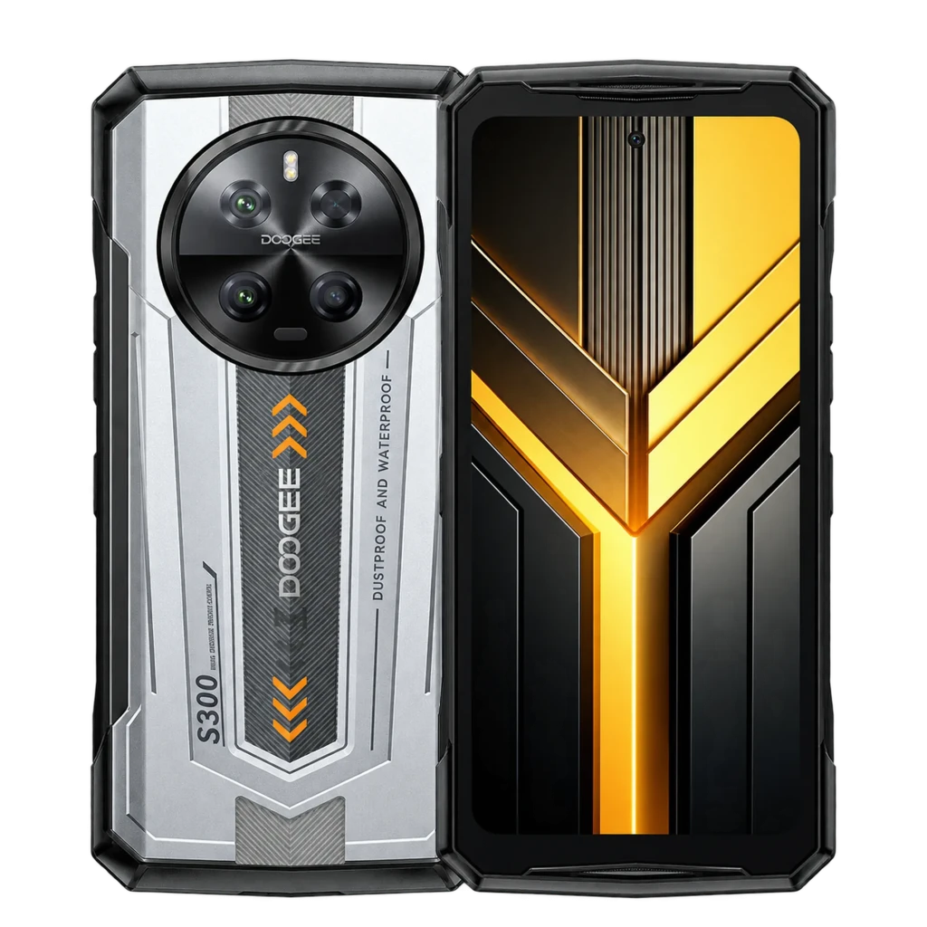 Doogee S300 5G 12GB/512GB Plata Rugged con visión nocturna IP68 6,78 pulgadas IPS 120Hz 108MP 9000mAh 45W NFC