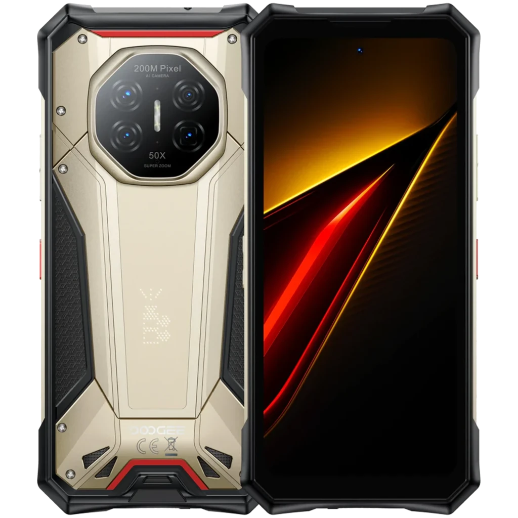 Doogee S300 Pro 16GB/512GB Dorado Rugged IP68/IP69K 6,78 pulgadas IPS 120Hz 200MP 11000mAh 66W