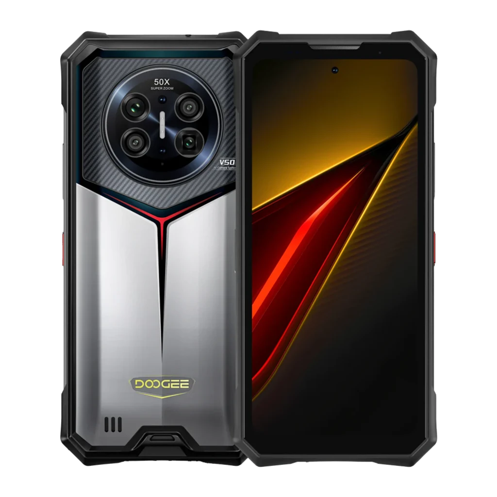 Doogee V50 5G 12GB/256GB Plata Rugged 6,58 pulgadas IPS 120Hz 200MP 11000mAh 33W