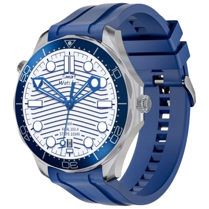 DT NO.1 HD35 Azul 1,52 pulgadas IPS NFC 7 días +150 deportes IP68 Smartwatch