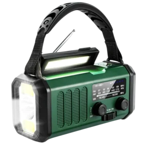 E30 10000mAh Verde FM Radio de emergencia