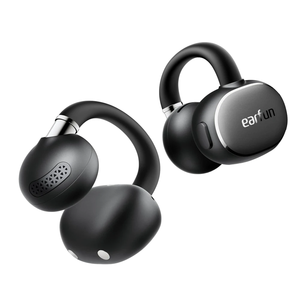 EarFun Clip 2 Open-Ear Negro Bluetooth 6.0 40h IP55 Auriculares inalámbricos