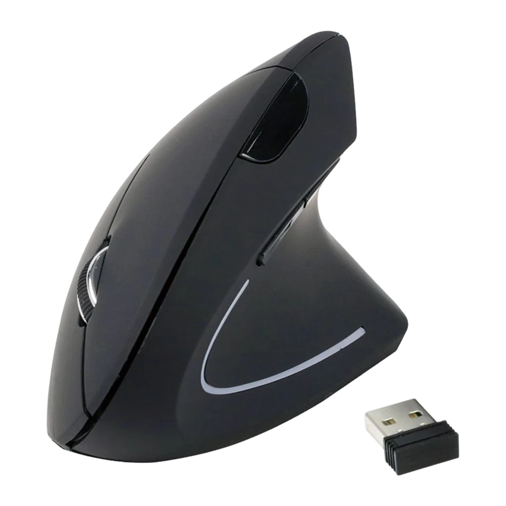 Equip 245110 2,4GHz para diestros 1600 DPI 5 botones 85 g Ratón inalámbrico ergonómico