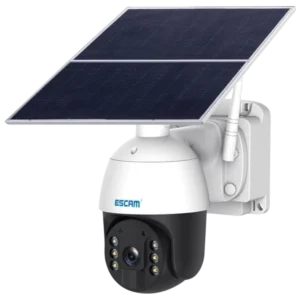 Escam QF724 Blanco 4G Solar Cámara de vigilancia