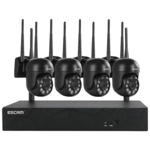 Escam WNK614 4 cámaras 3MP WiFi Kit de videovigilancia