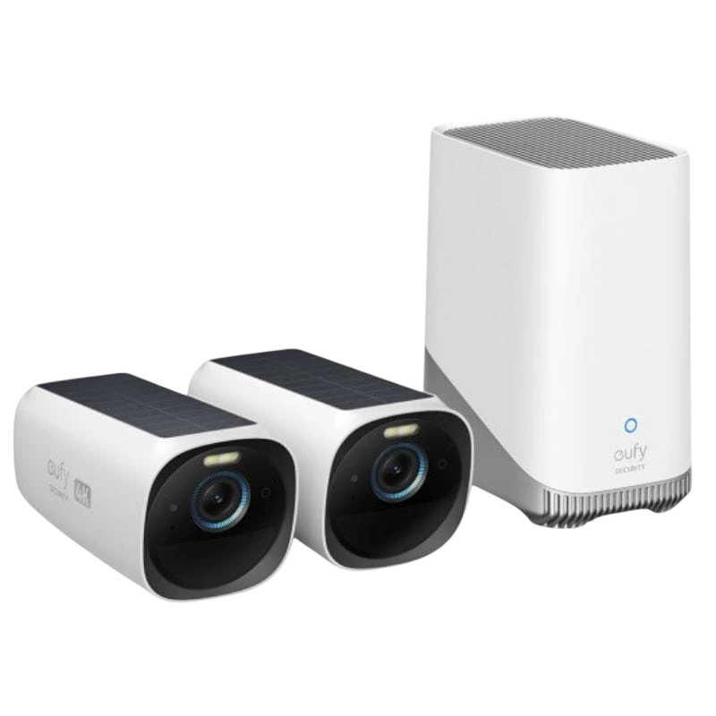 Eufy Security S330 eufyCam 3 Blanco/Negro 4K Solar Cámara de vigilancia
