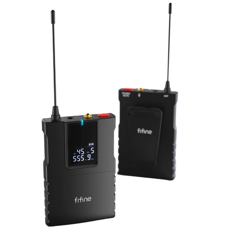 Fifine C8 Negro inalámbrico 9h Micrófono