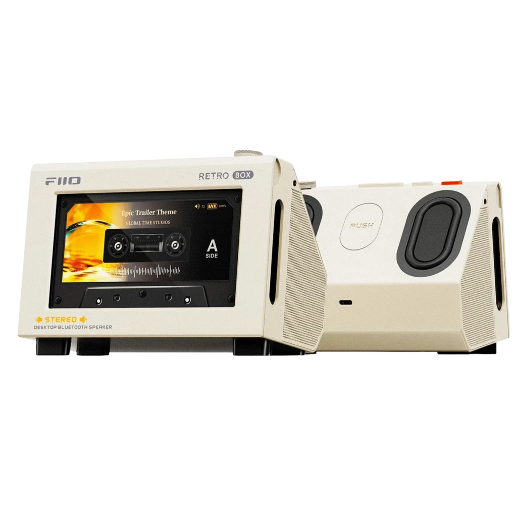 FiiO Retro Box 5W+5W 10,5h LDAC Blanco Altavoz Bluetooth