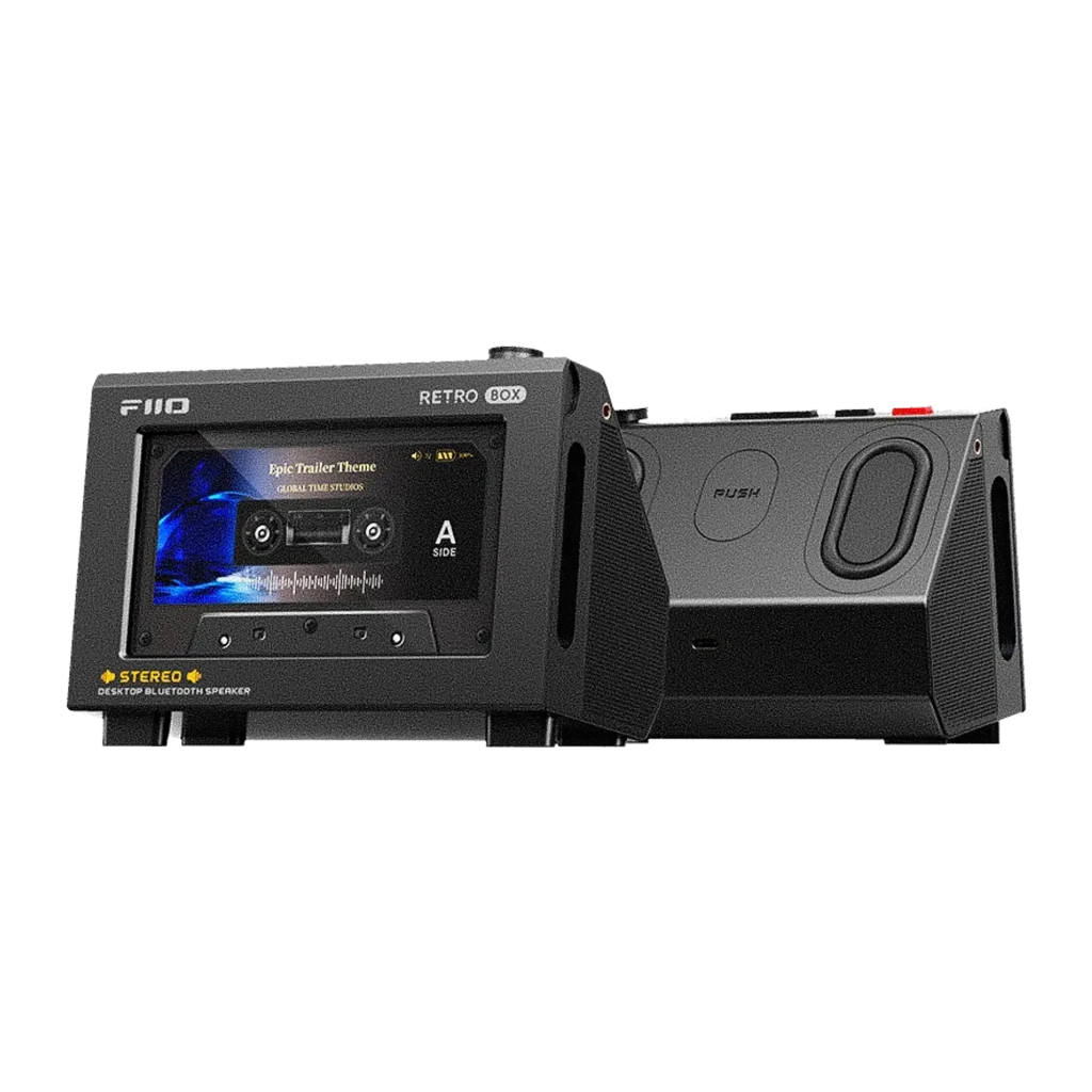 FiiO Retro Box 5W+5W 10,5h LDAC Negro Altavoz Bluetooth