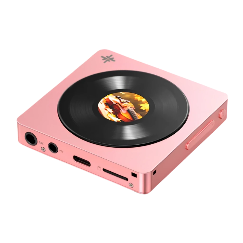 FiiO Snowsky DISC Rosa Doble DAC CS43131 Bluetooth 5.4 LDAC Hi-Res 1,8 pulgadas 12h microSD Lector