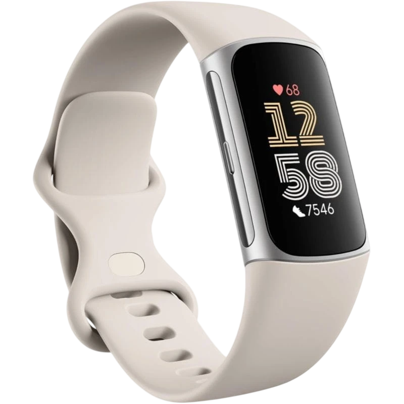 Fitbit Charge 6 Plata 1,04 pulgadas AMOLED GPS NFC 7 días +40 deportes 5ATM Pulsera de actividad
