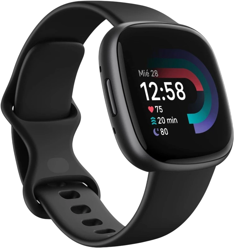 Fitbit Versa 4 Negro AMOLED GPS NFC 6 días +40 deportes 5ATM Smartwatch