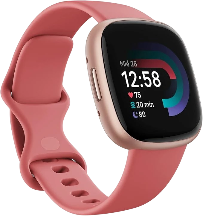 Fitbit Versa 4 Rosa AMOLED GPS NFC 6 días +40 deportes 5ATM Smartwatch