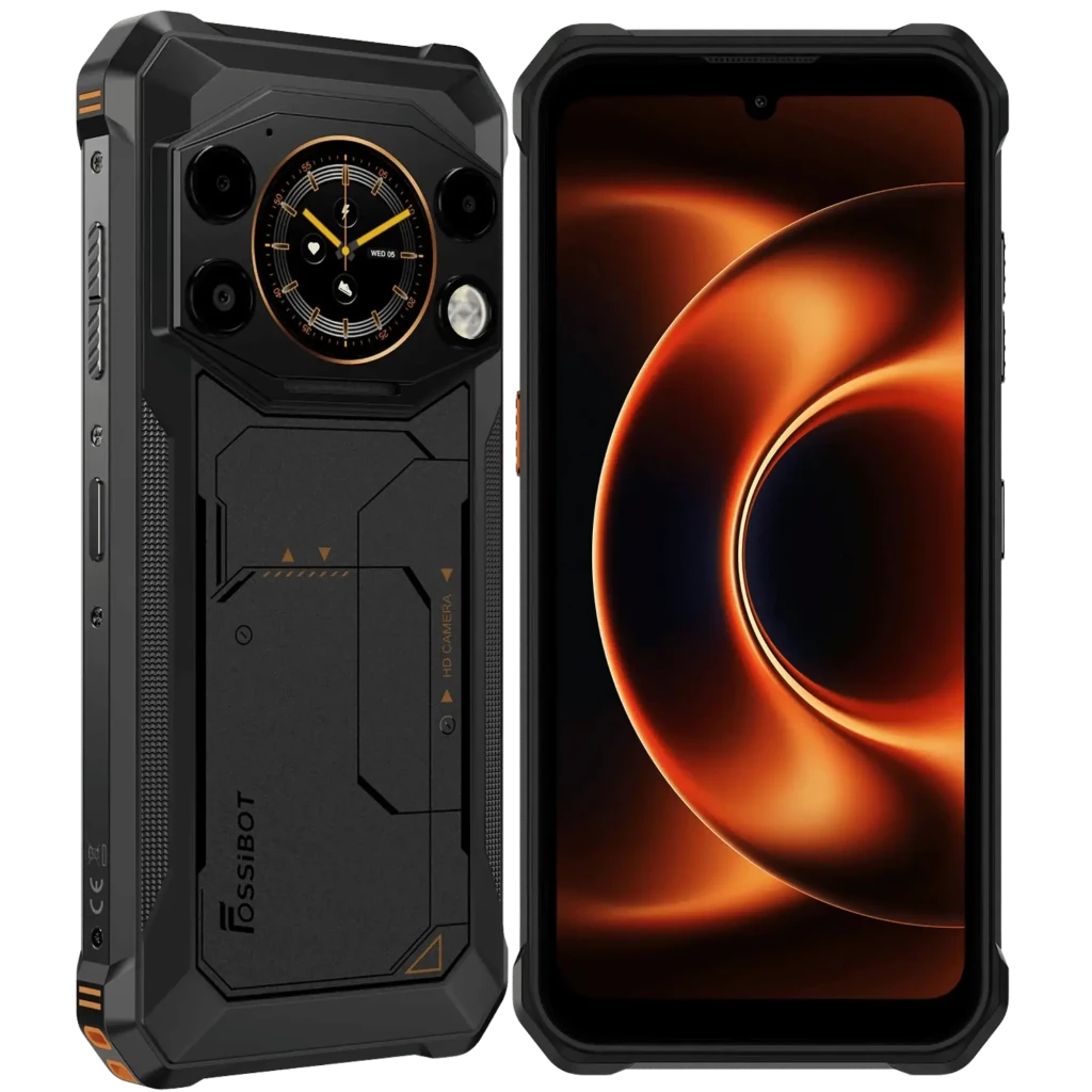 Fossibot F117 5G 8GB/256GB Naranja 6,75 pulgadas IPS 120Hz 50MP 10000mAh NFC