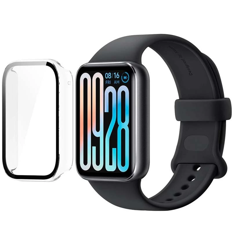 Funda PC + Cristal Templado Xiaomi Smart Band 9 Pro Transparente