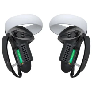 Fundas protectoras con Asa Kiwi Design Q1 PRO-2.2 con protector de batería para Meta Quest 2 Negro