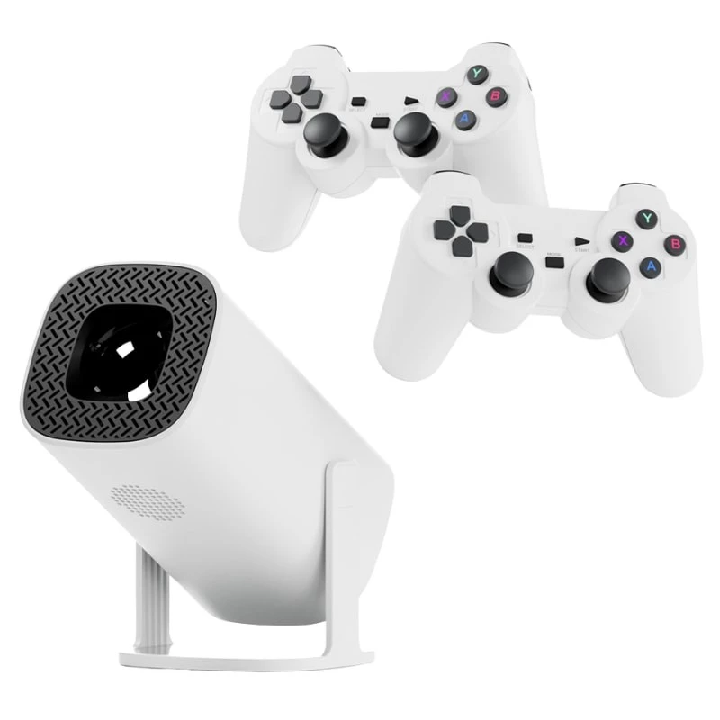 Game Projector P30 Max 1GB/8GB Android 11 + 2 Mandos 180 lúmenes ANSI LED altavoz 3W 40dB