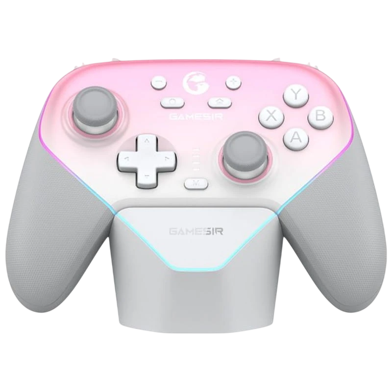 GameSir Super Nova Whipped Pink Para Nintendo Switch/PC/Smartphone/Tablet/iOS/Android TV Box Bluetooth efecto Hall Mando
