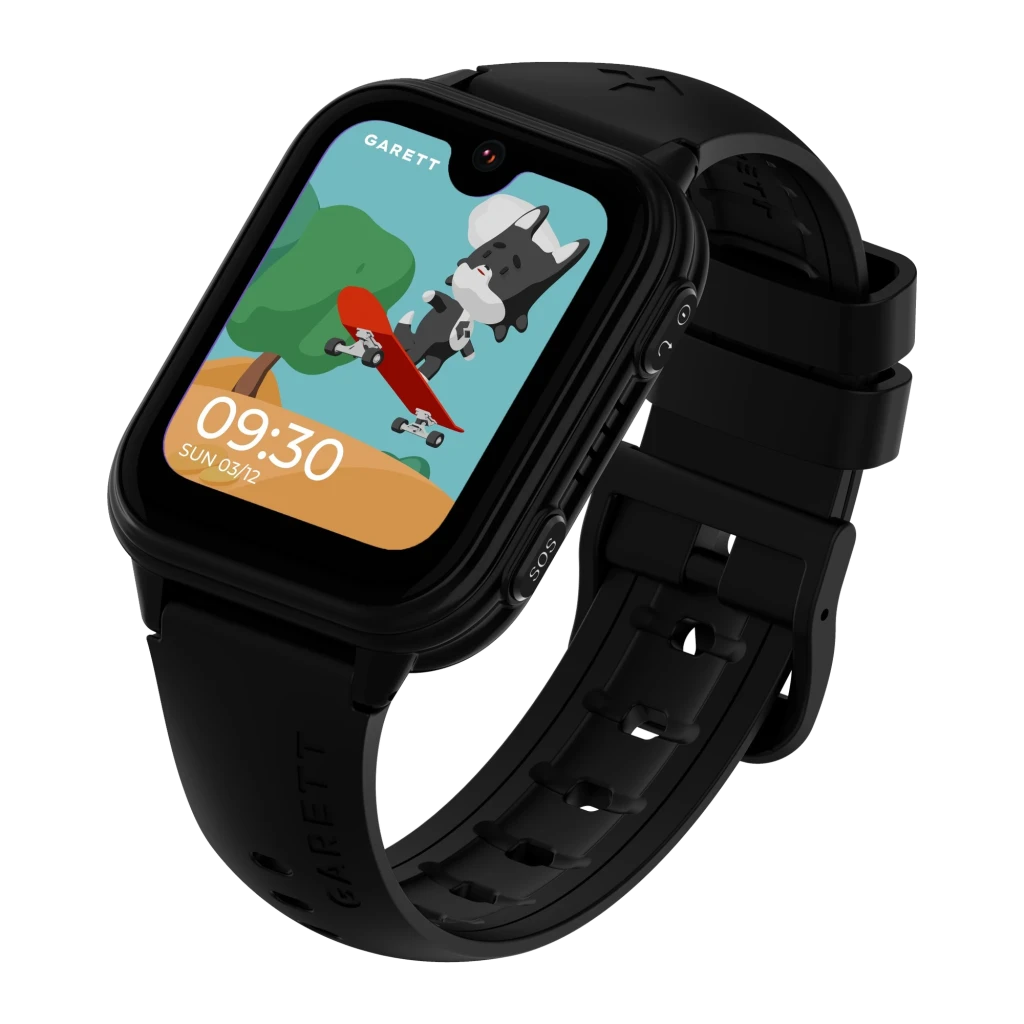 Garett Kids Vibe 4G Negro 1,78 pulgadas AMOLED GPS Llamadas 1,5 días IP67 Smartwatch
