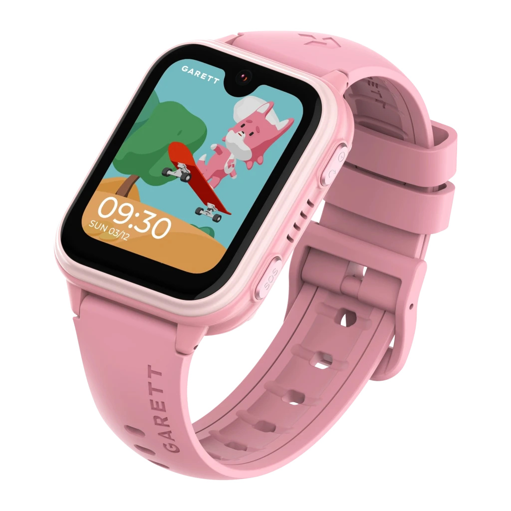Garett Kids Vibe 4G Rosa 1,78 pulgadas AMOLED GPS Llamadas 1,5 días IP67 Smartwatch