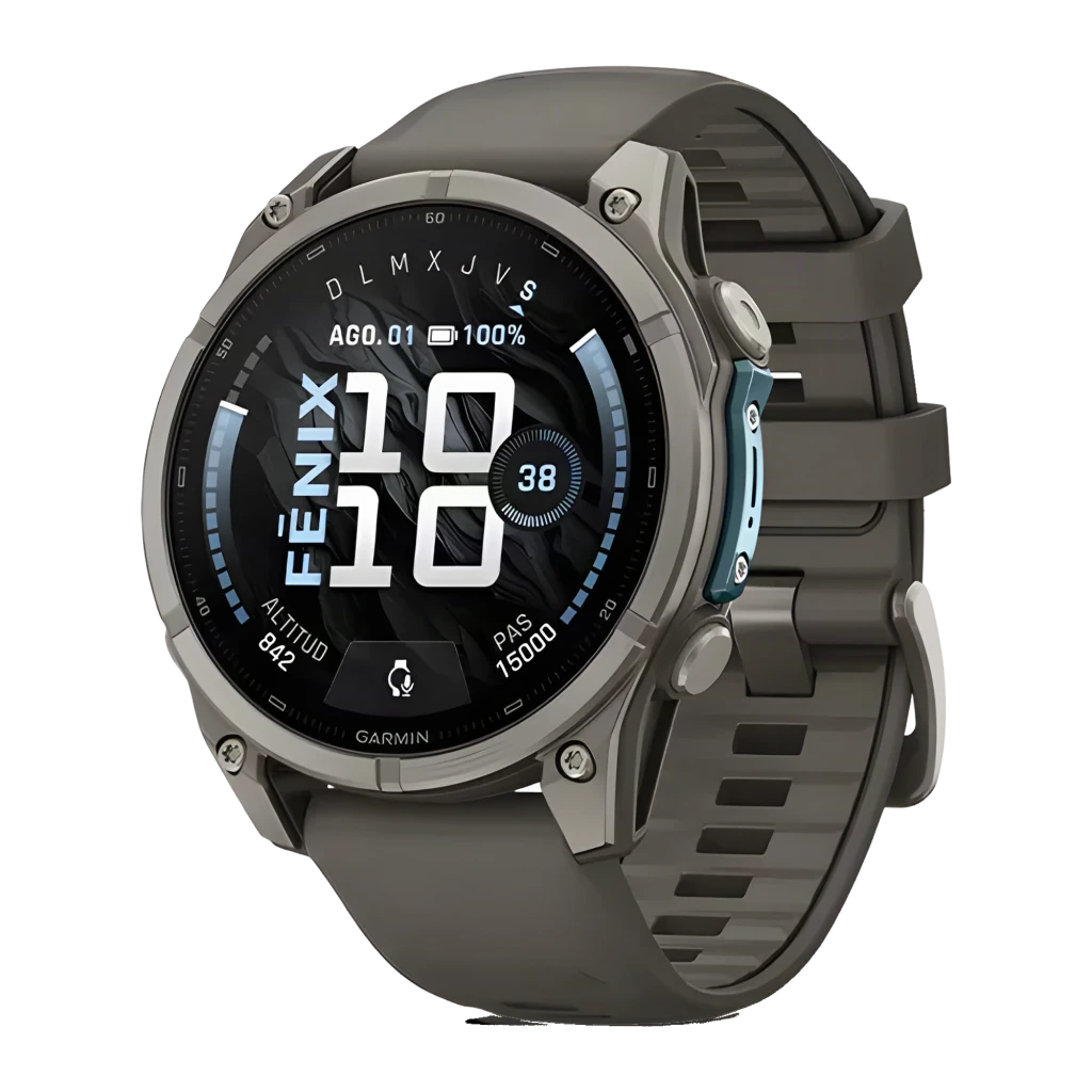 Garmin Fenix 9 47 mm Gris Pebble AMOLED 16 días Smartwatch