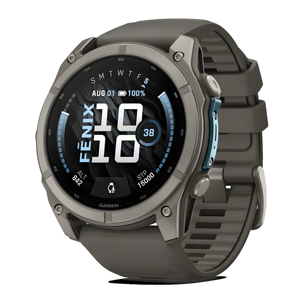 Garmin Fenix 9 Sapphire Titanium 51 mm Gris Pebble AMOLED 29 días Smartwatch