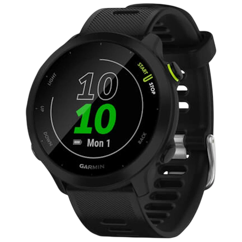 Garmin Forerunner 55 Negro 1,04 pulgadas MIP 14 días 5ATM Smartwatch