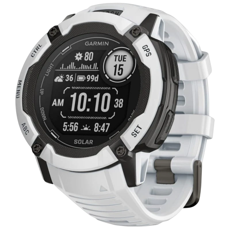 Garmin Instinct 2X 50 mm Solar Blanco 1,1 pulgadas MIP GPS NFC 10ATM Smartwatch