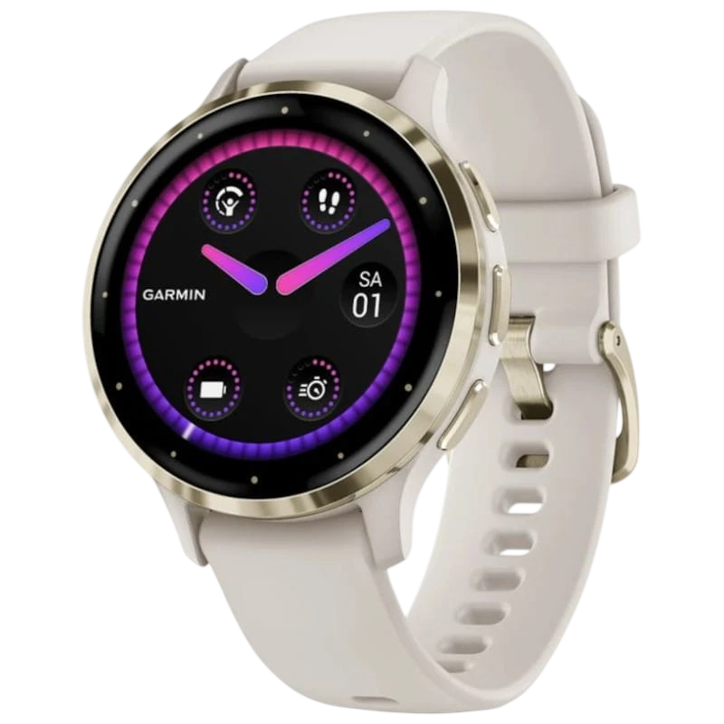 Garmin Venu 3S Gris/Dorado 1,2 pulgadas AMOLED GPS 10 días 5ATM Smartwatch