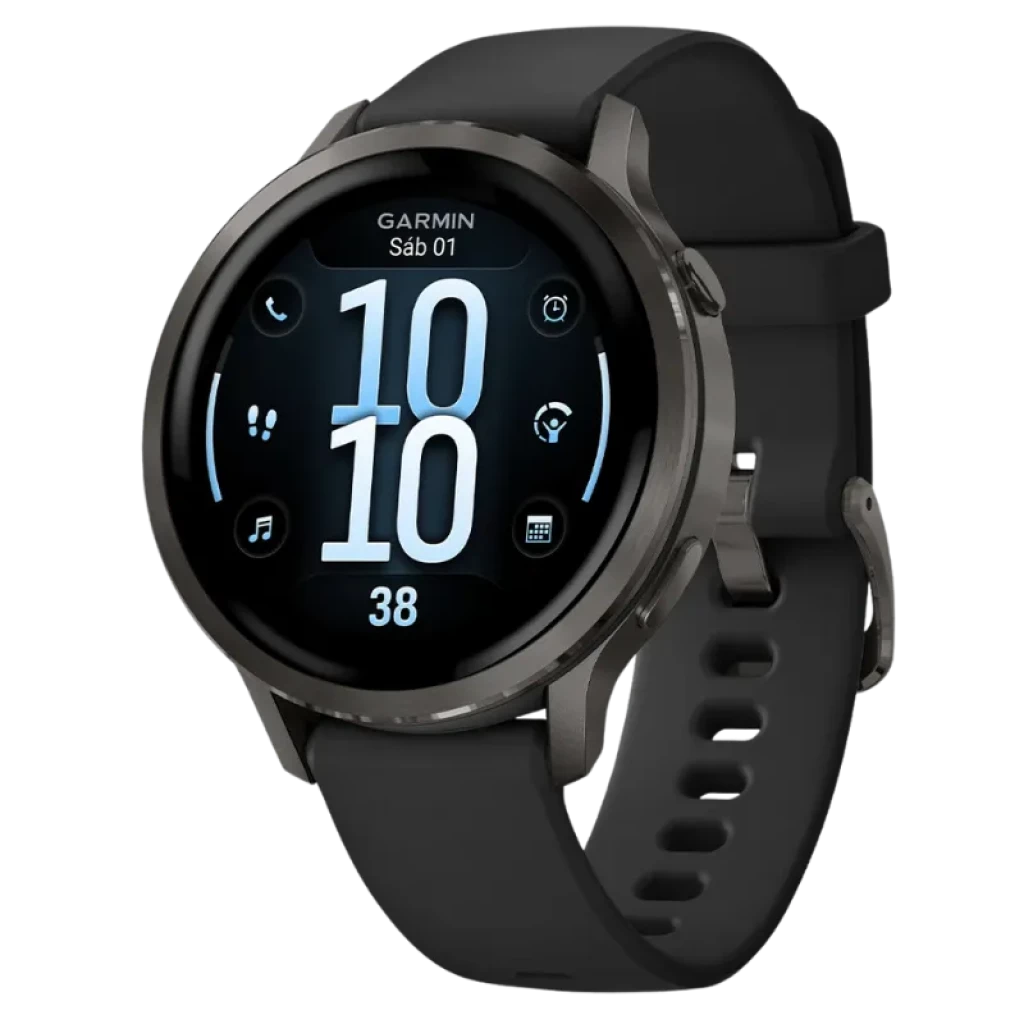 Garmin Venu 4 41 mm Negro Correa Silicona 1,2 pulgadas AMOLED GPS NFC 10 días 5ATM Smartwatch