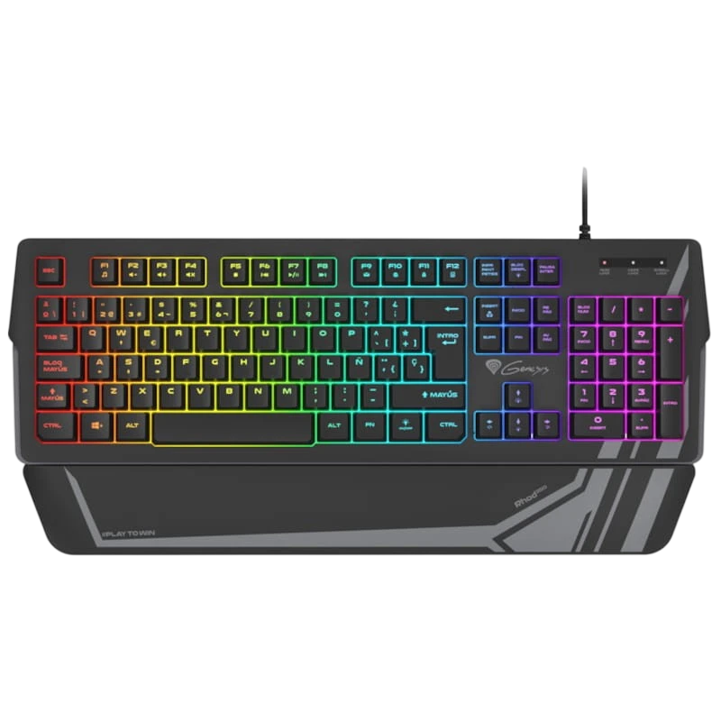 Genesis Rhod 350 RGB USB Negro de membrana Teclado gaming