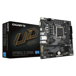 Gigabyte B760M H DDR4 (rev. 1.0) LGA 1700 micro ATX Gigabit Ethernet Intel B760 2 ranuras M.2 Placa base