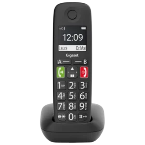 Gigaset S30852-H2901-D201 DECT/analógico Negro identificador de llamadas manos libres Teléfono inalámbrico