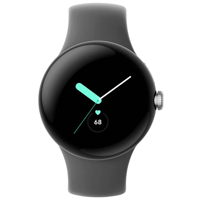 Google Pixel Watch Plata Correa Carbón AMOLED 5ATM