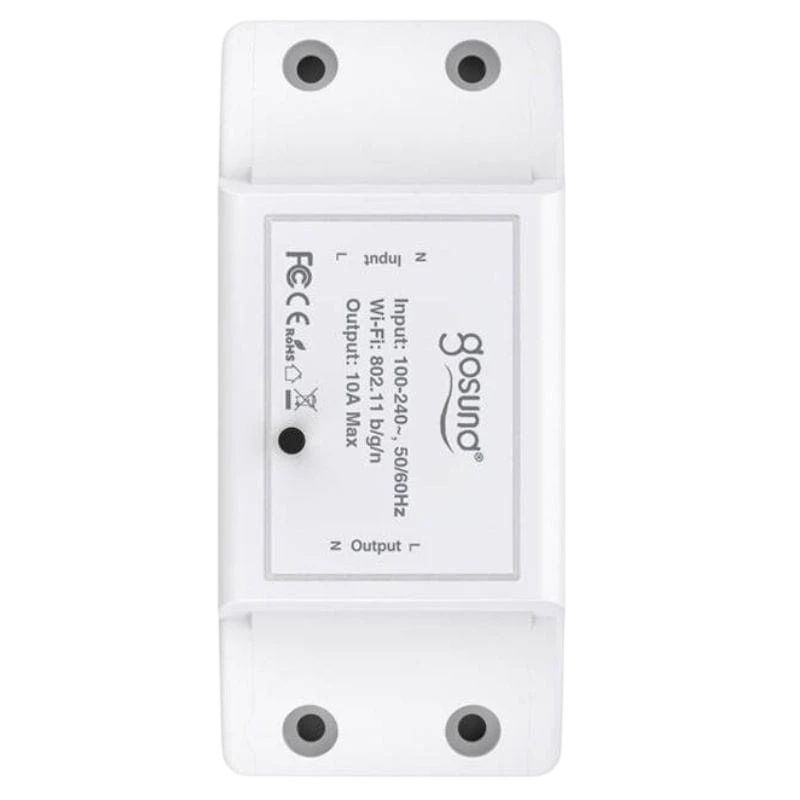 Gosund SW3 WiFi 100~200 V 10 A Blanco Relé inteligente