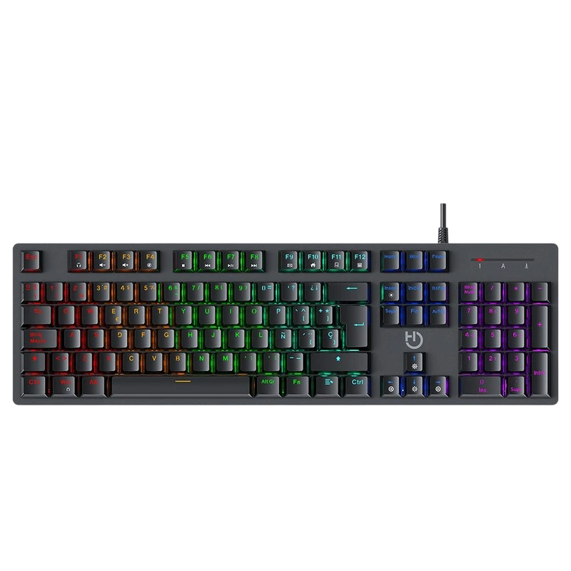 Hiditec GK400 RGB USB Negro mecánico Teclado gaming