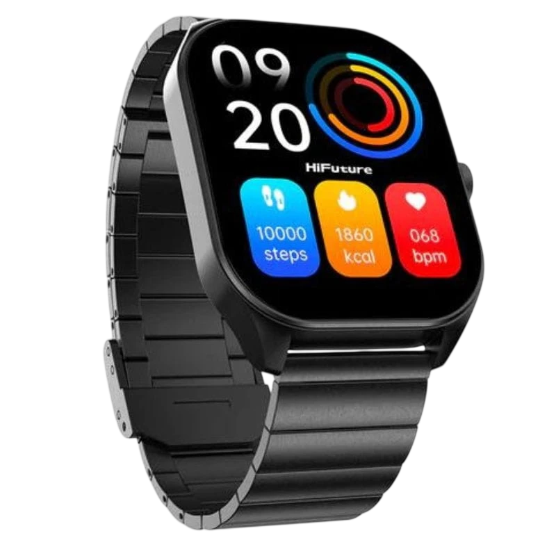 HiFuture Apex Negro 2,04 pulgadas AMOLED 7 días IP68 Smartwatch