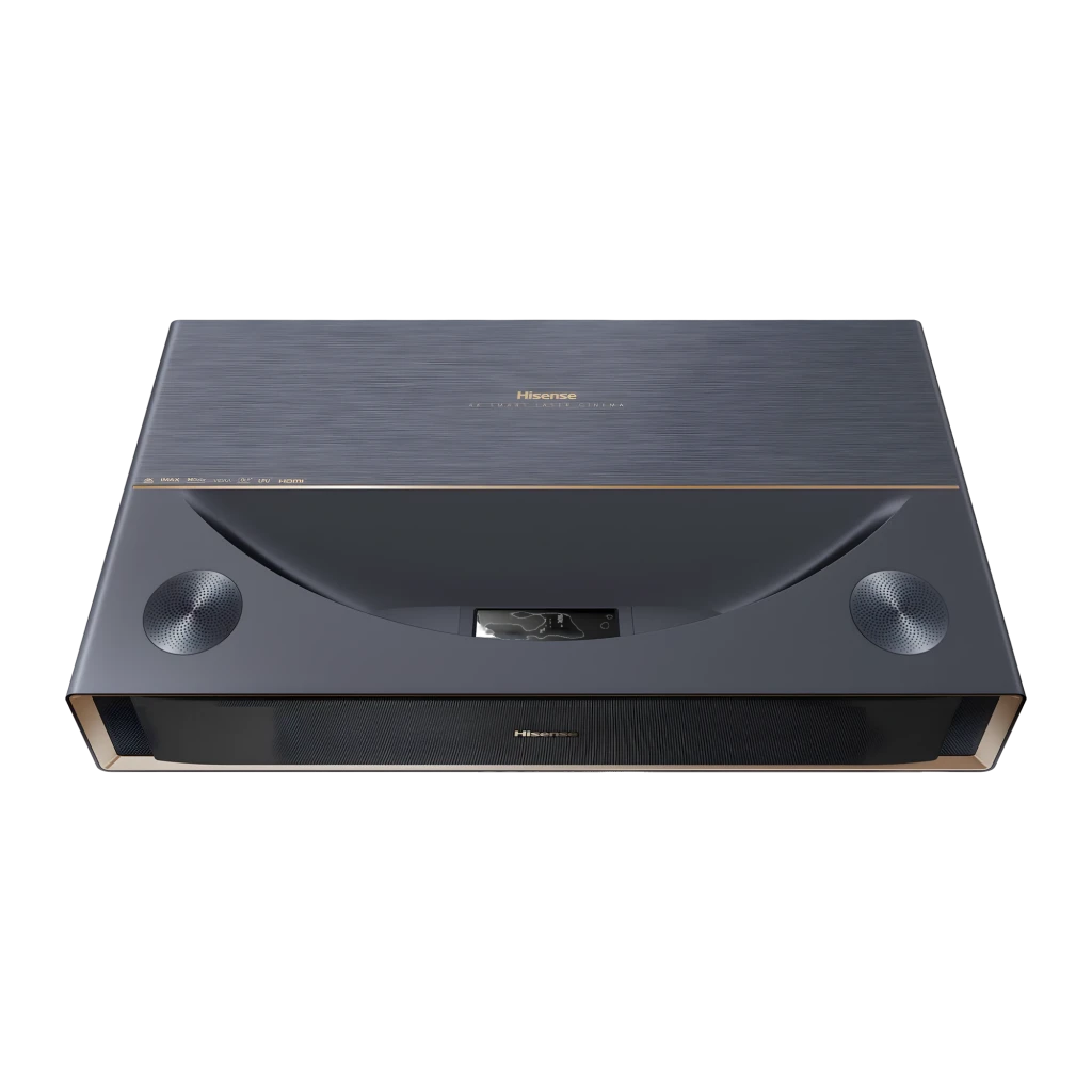 Hisense PT1 TriChroma 4K Smart Láser UHD Tiro Ultracorto 2500 lúmenes ANSI WiFi 6E Bluetooth Proyector