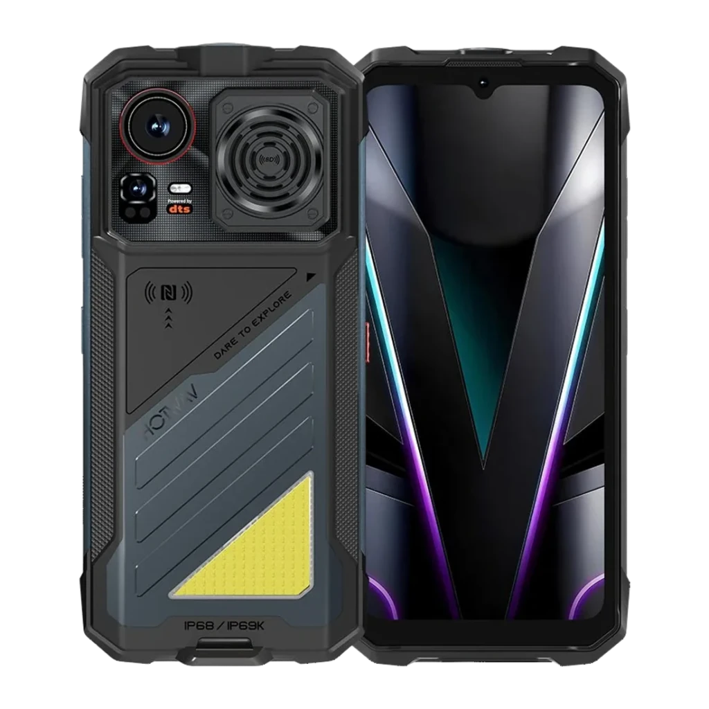 Hotwav Hyper 8E 6GB/128GB Negro IP68/IP69K MIL-STD-810H 6,75 pulgadas 120Hz 48MP 15100mAh 38W NFC